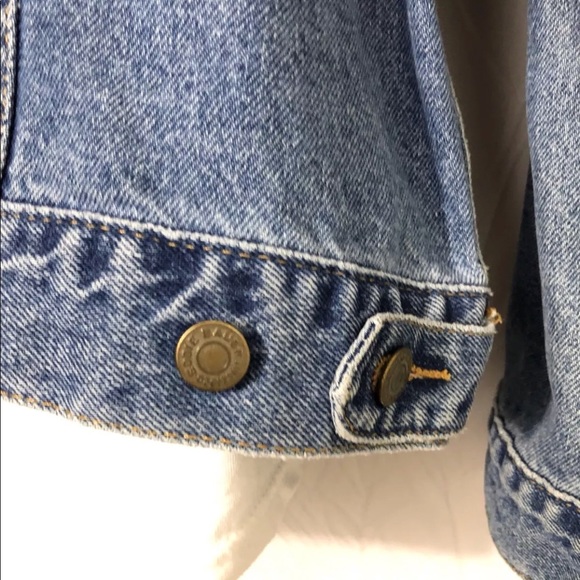 Vintage Eddie Bauer Outdoor Denim Blue Jean Jacket - Picture 7 of 7